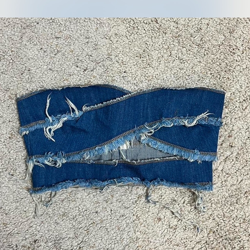Miista Blue Ranomi Denim Tank Top